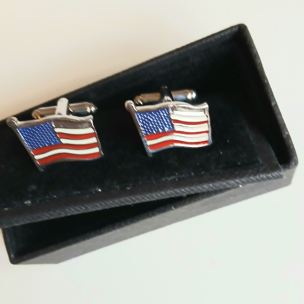 American Flag Cufflinks